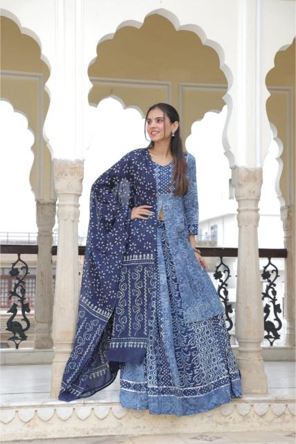 Indigo Nation Lehenga Set