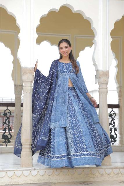 Indigo Nation Lehenga Set
