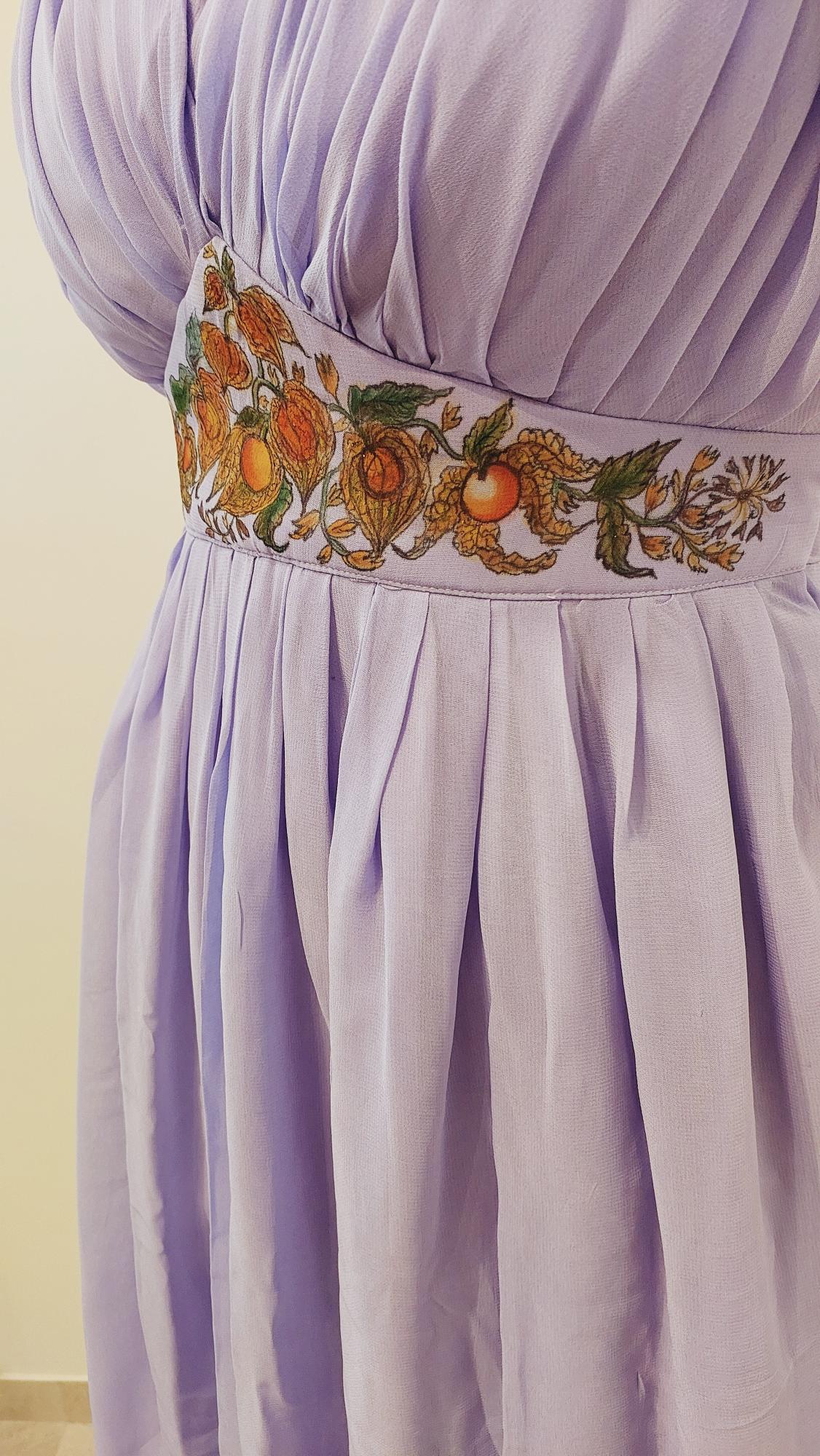 Cape Gooseberry Painted Knotted Greek Dress