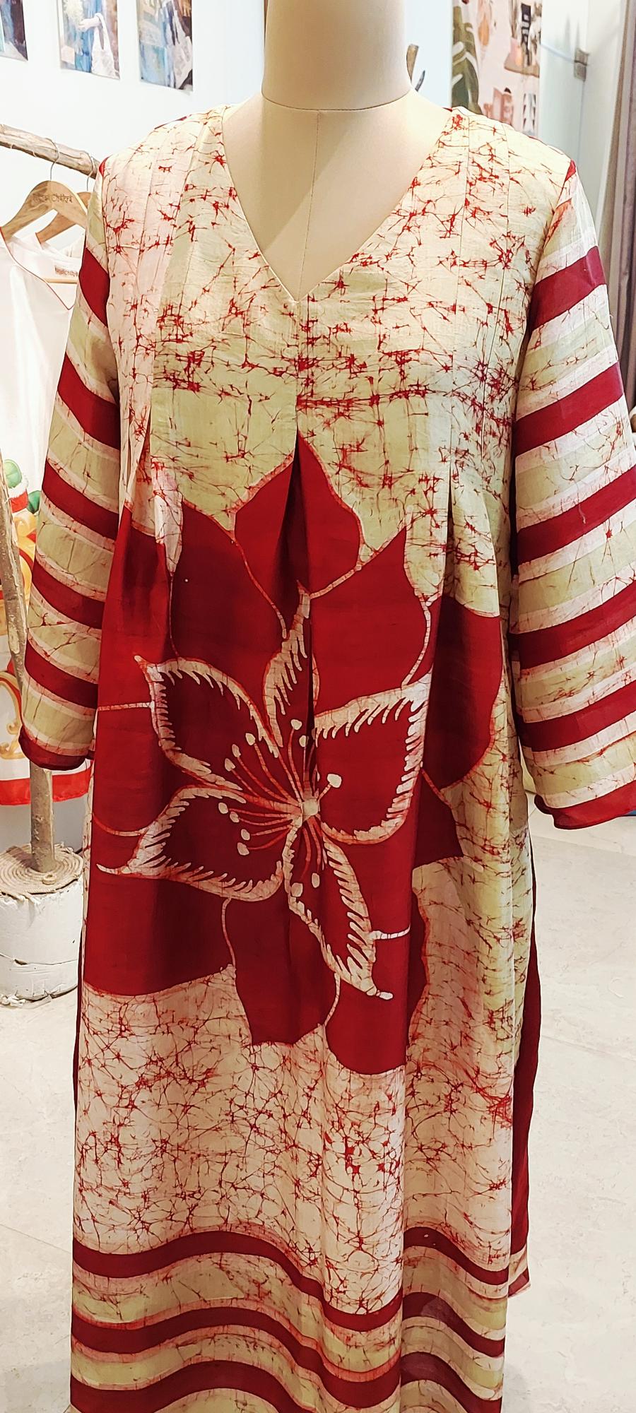 Muladhara Batik Silk Dress