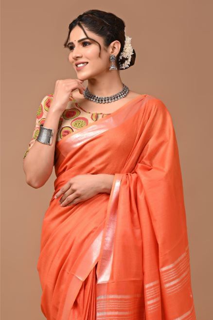Orange Saree