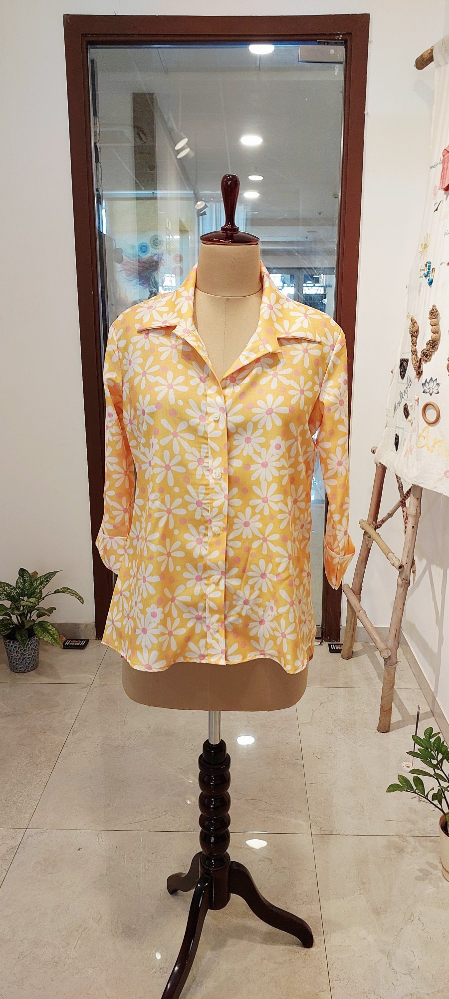 Tropical Daisy floral Shirt