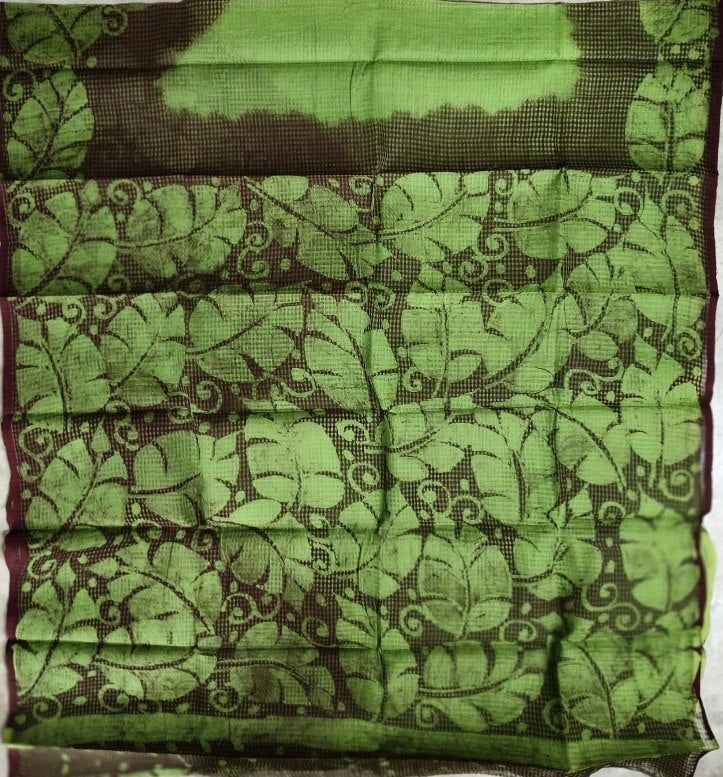 Mostera Batik Resham Kota Check saree