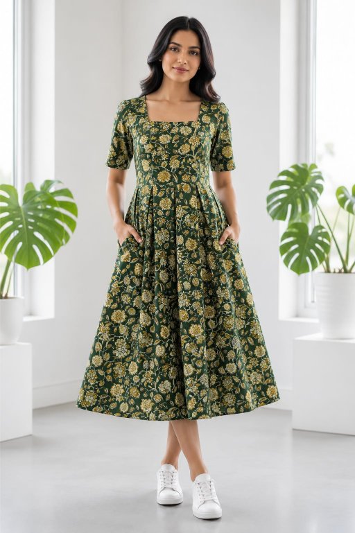 Moss Green dress