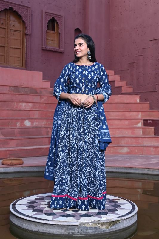 Indigo Nation Lehenga Set