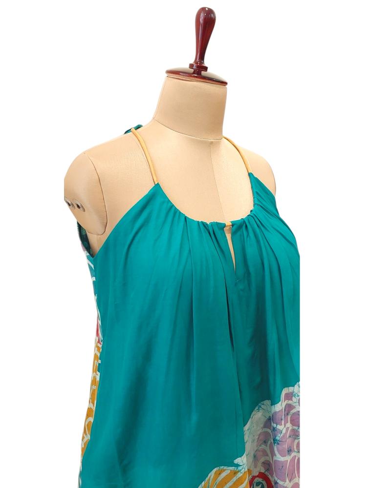 batik dresses for women,Summer dress, Sun Dress, Batik Dress, Turquoise Dress, Spaghetti Maxi dress, Spaghetti strap Batik Dress, Batik painted dress, Pure cotton batik dress, Summer Maxi Dresses, Dress for women, Cotton lace Dress, Spring Dress,  Adjustable strap dress, Ranga Chakra, Custom fit dress, Casual summer dresses, Handpainted Dress, Wax Batik dress, Sea life Dress, wax Batik Painting dress