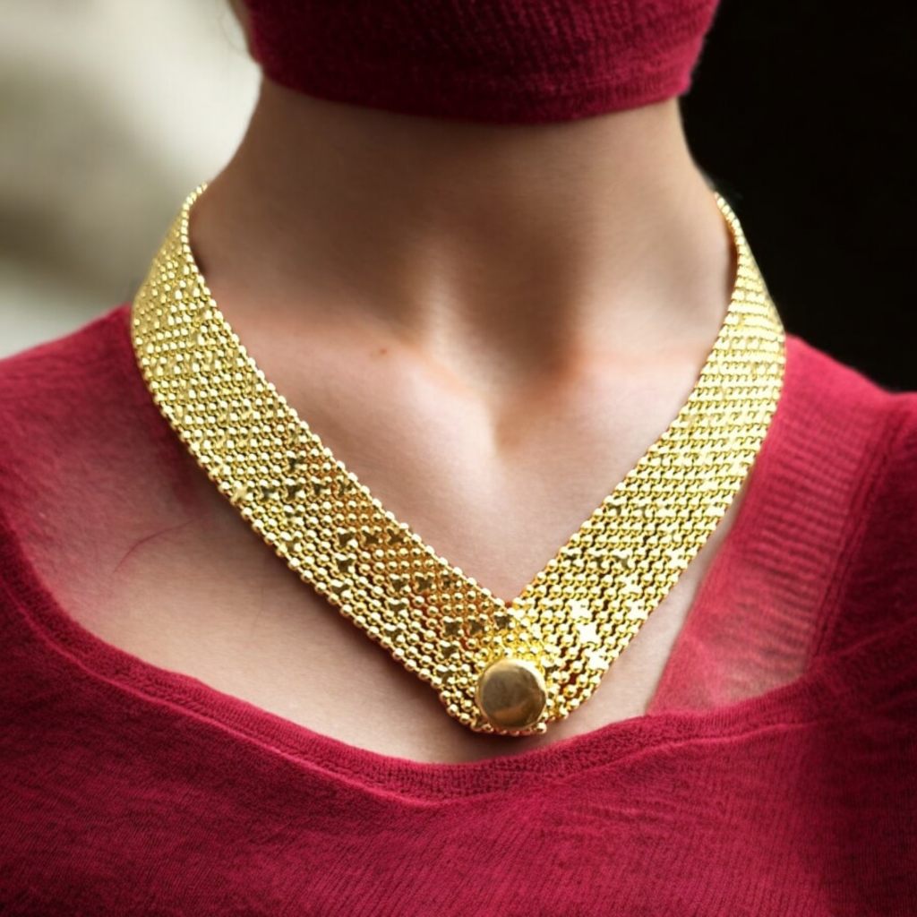 Beaded Dokra Necklace