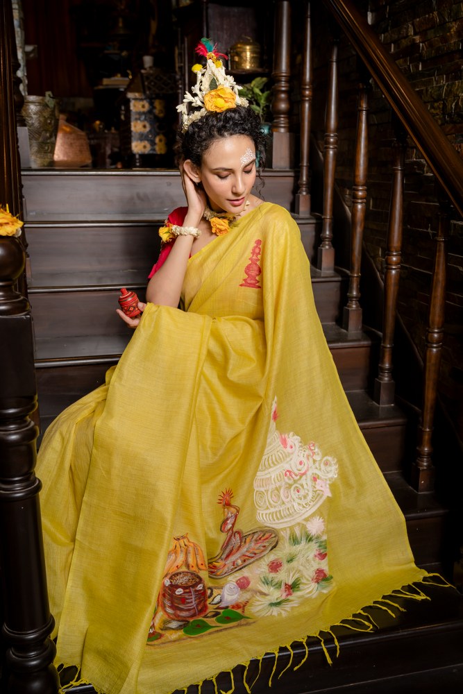 Gaye Holud saree, gaye holud saree for bride