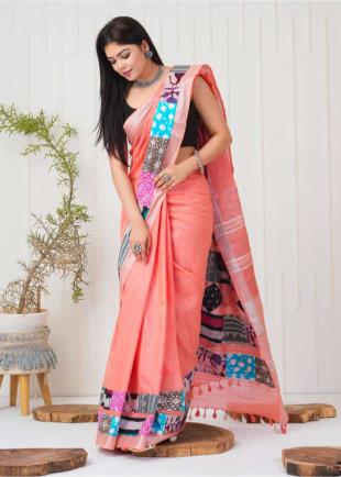 quirky print sarees, quirky sarees