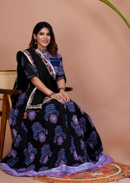 Diwali Outfit black Lehenga