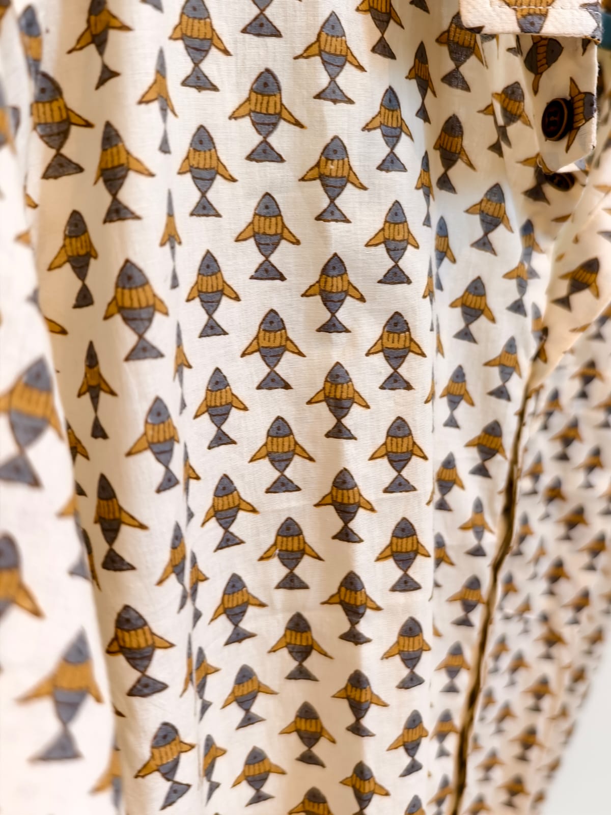 Fish Print Mens shirt