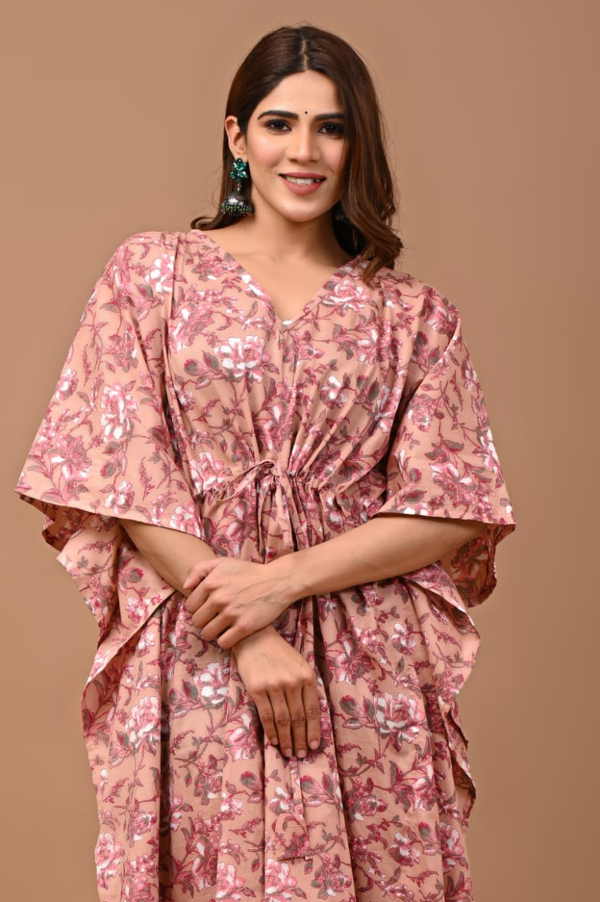 Floral Kaftans cotton