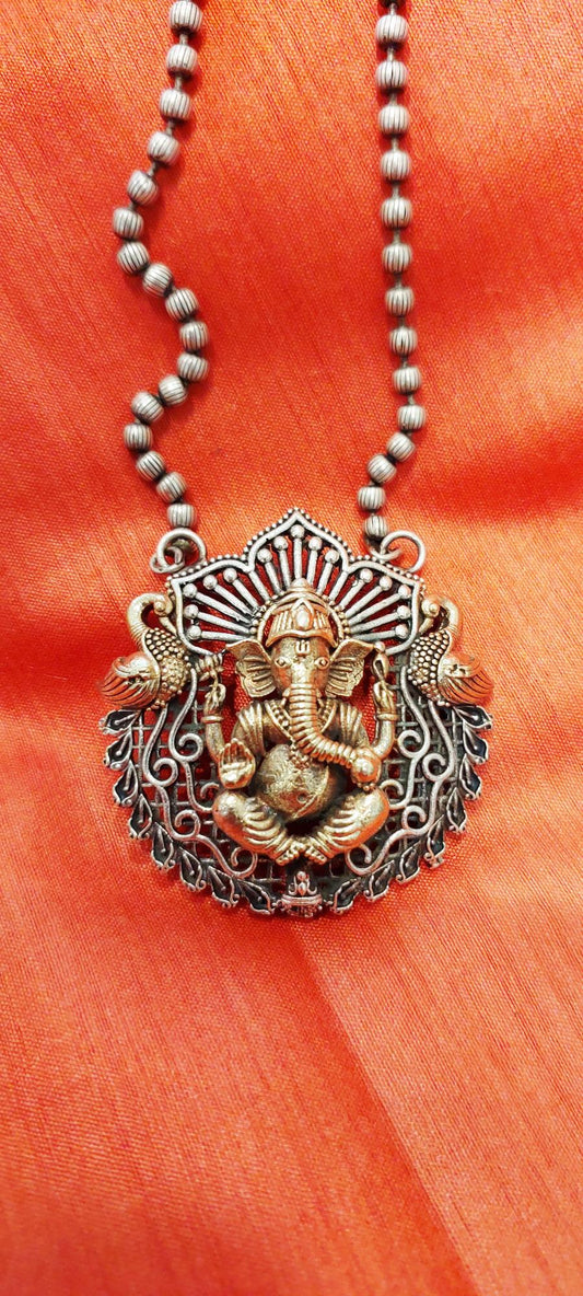 Ganesha Necklace Set, Ganapati Necklace set, Ganesha Pendant