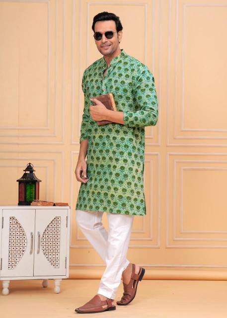 Pichwai Mens kurta, pichwai painting kurta for men