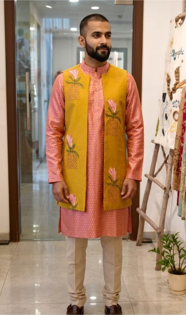 Haldi Ceremony Men's Kurta