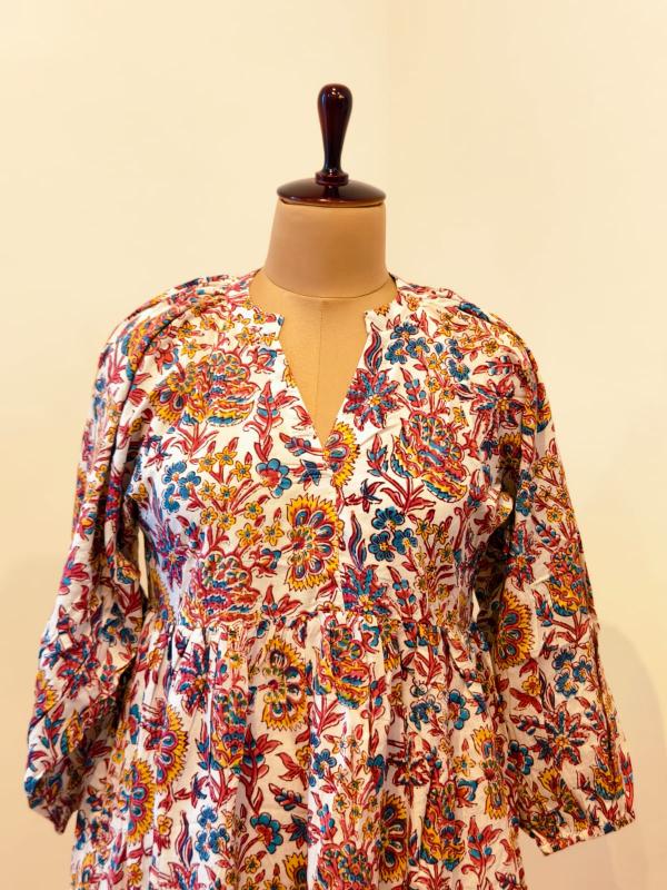 Handpainted Botanical dress