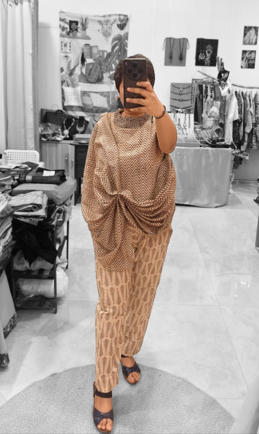 Monochrome Dress, Coord Set