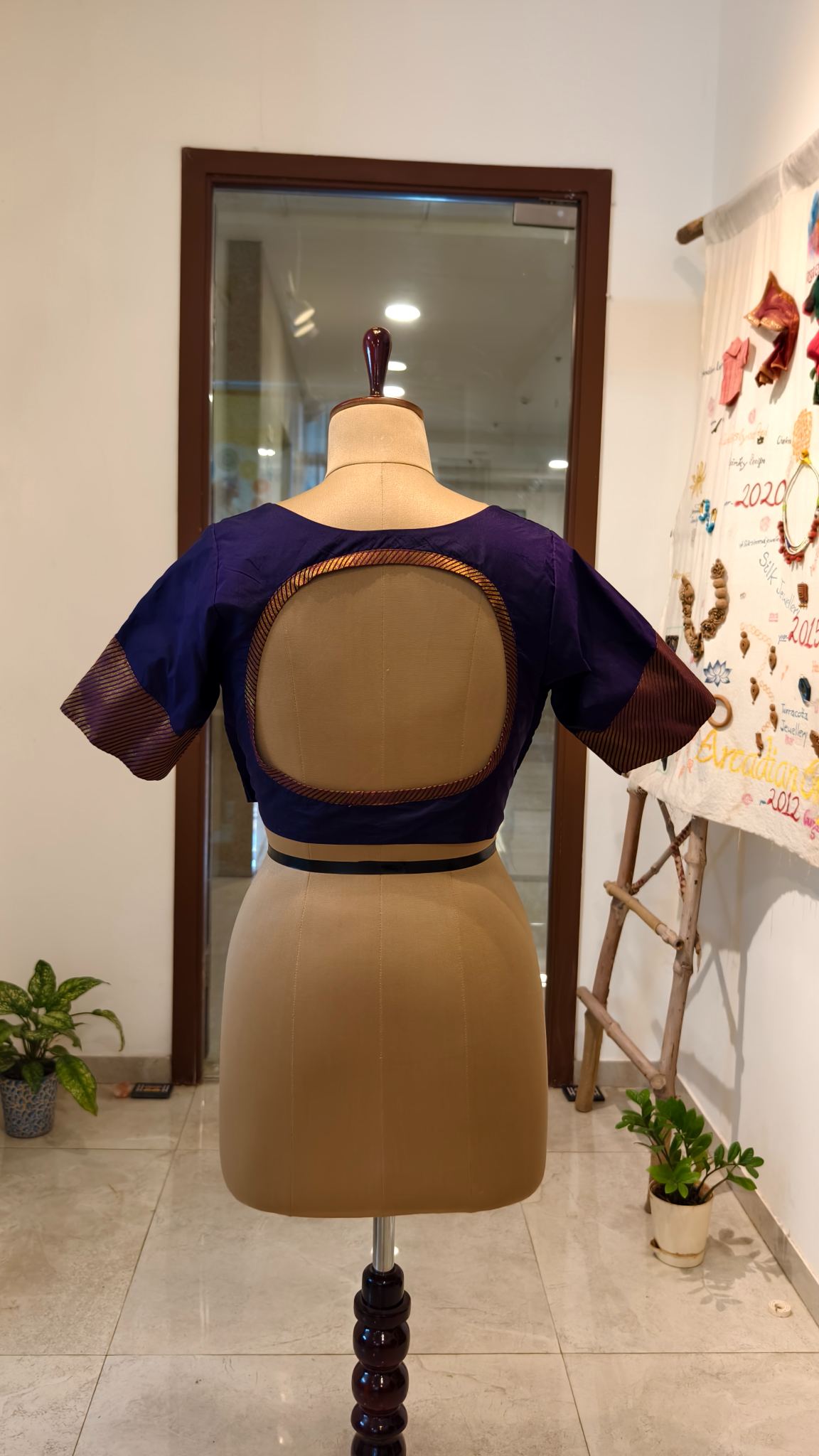 Royal Purple Sculpted Squircle Blouse