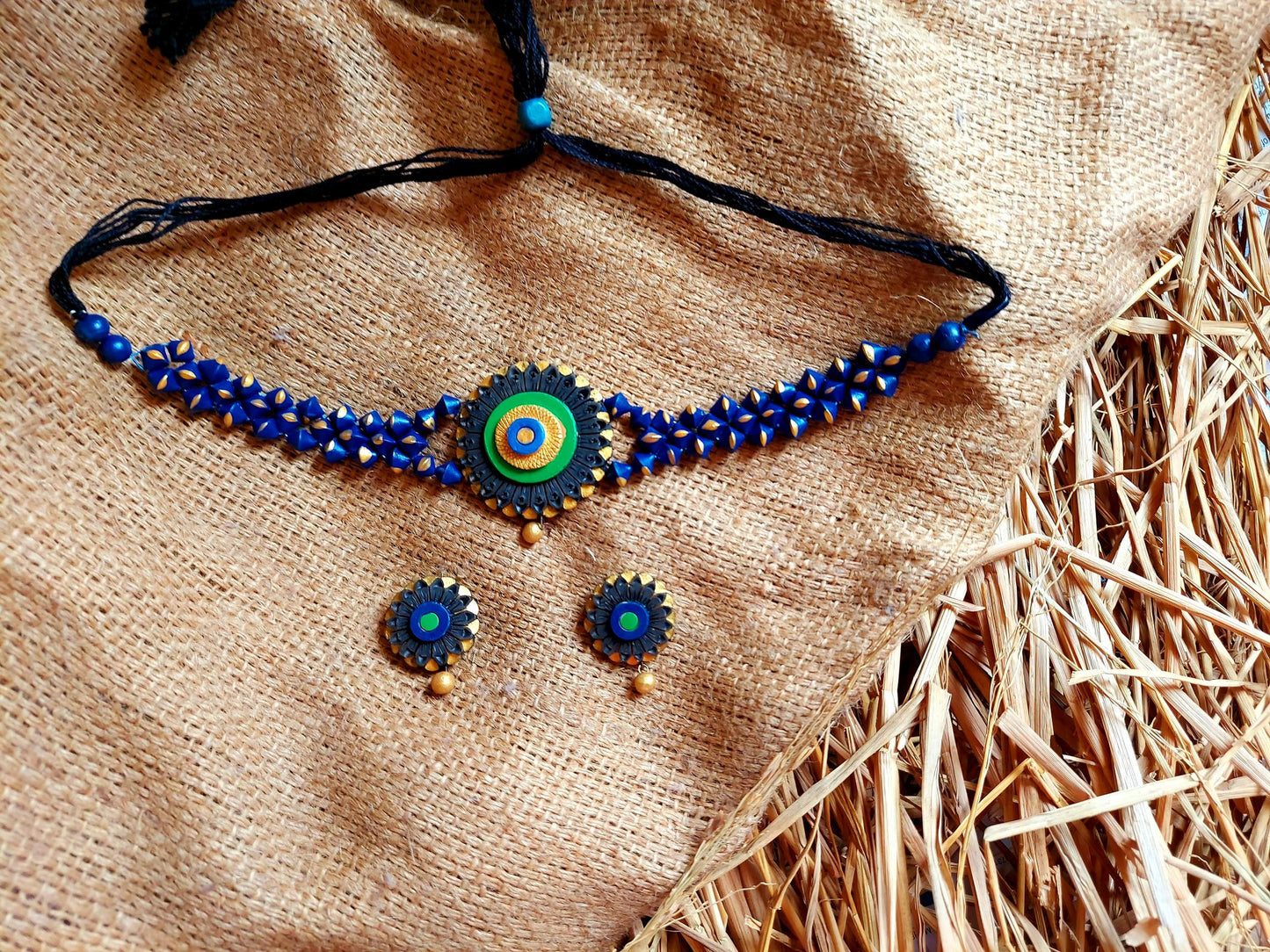 Terracotta choker Necklace