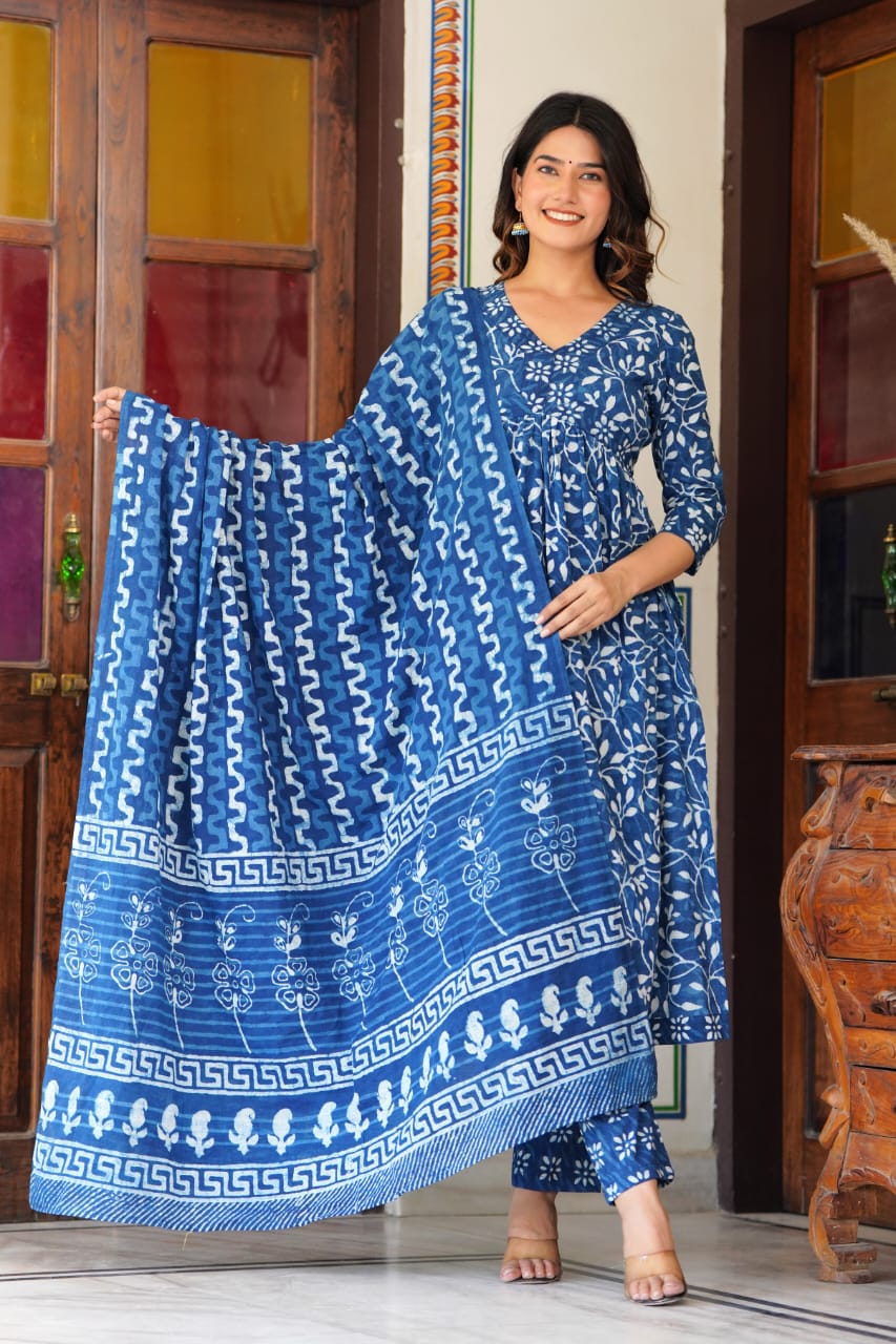 Pastel Cotton suits floral printed