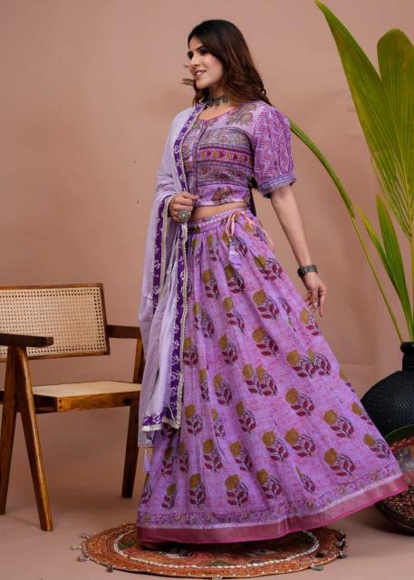 Lavender Lehenga Set