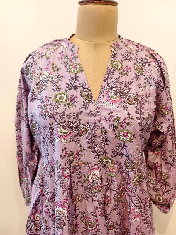 Lavender dress cotton