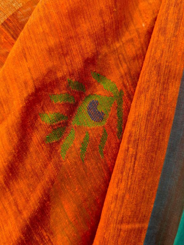 Handpainted sarees, matka tussar silk sarees