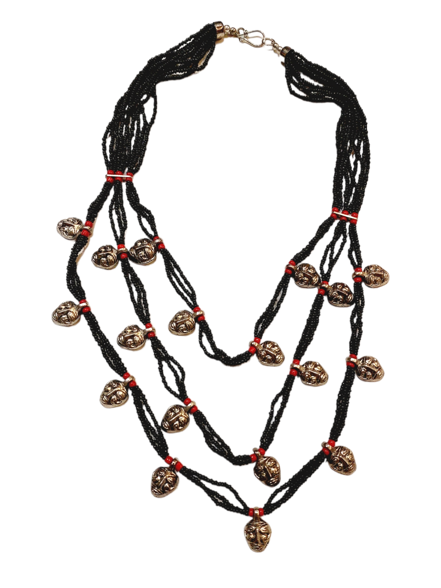 Tiki Mask Pendant Necklace