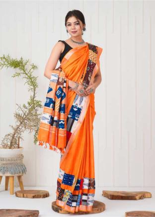 quirky print sarees, quirky sarees