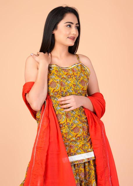 Mustard Lehenga set