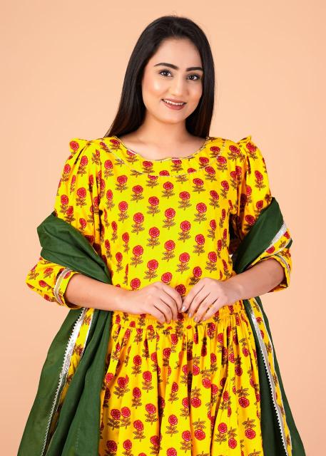 Neon yellow Lehengas