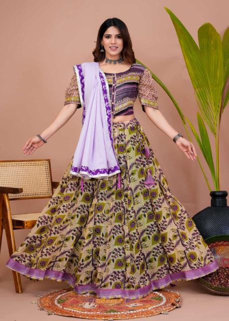 Olive Lehenga Set