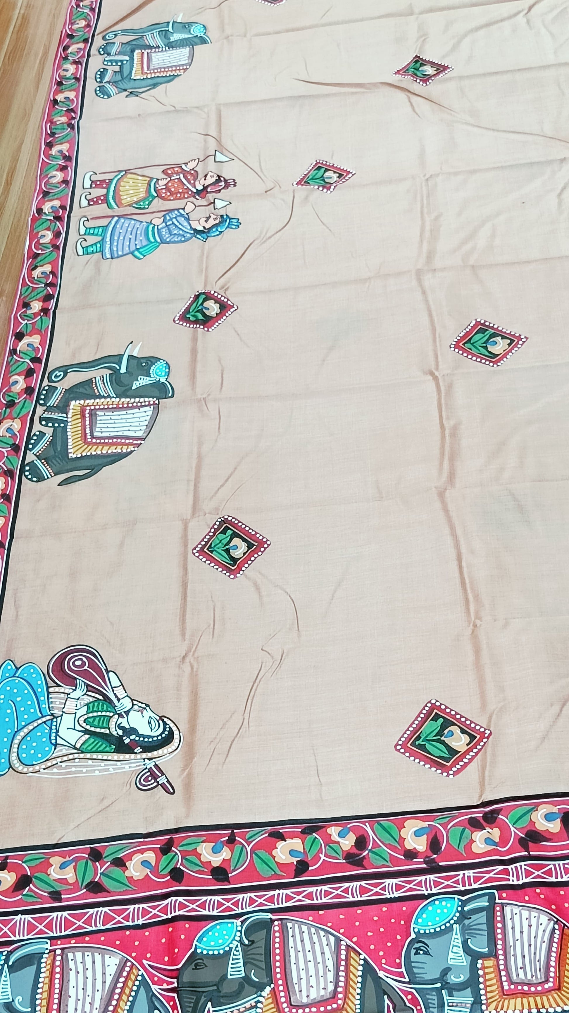 pattachitra saree, pattachitra painting sarees