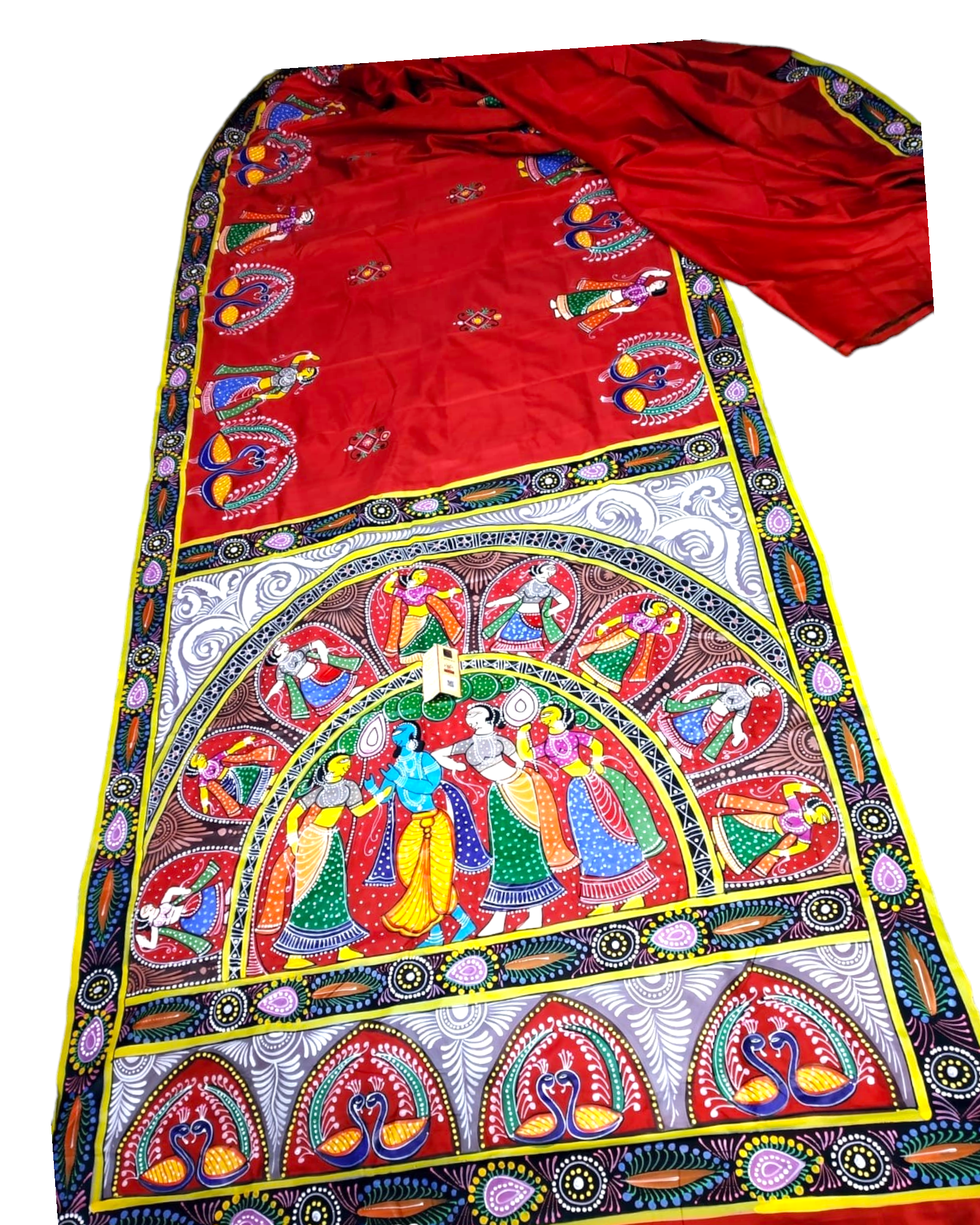 Pattachitra Handpainted saree