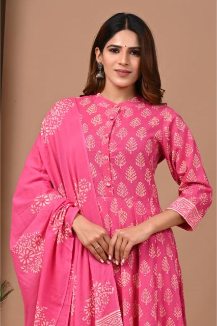 Pink Anarkali Suit