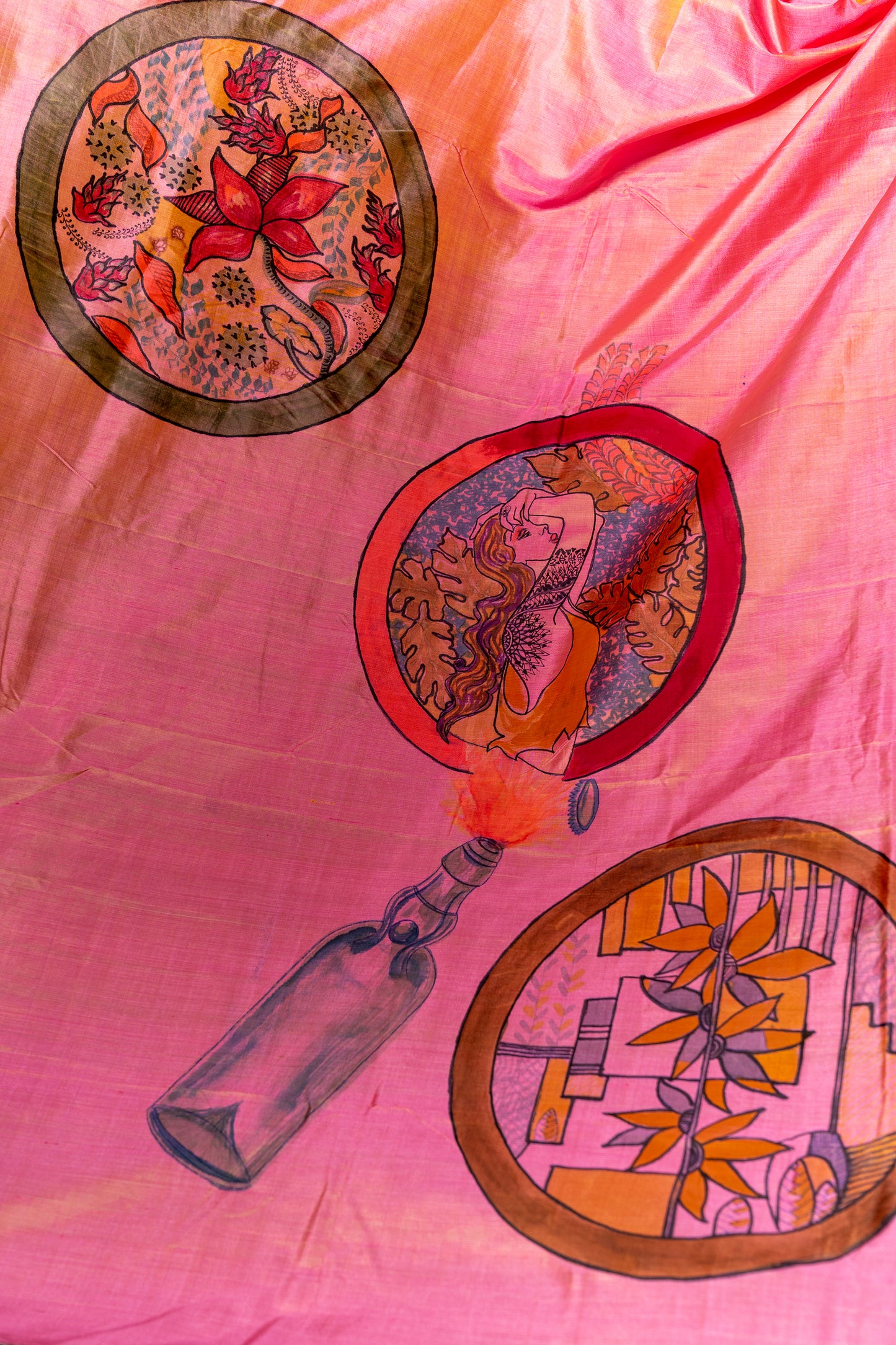painted sarees, hand painting sarees, painting sarees online, hand painted floral sarees, painting saree, floral hand painted saree, painted saree, designer hand painted sarees, hand painted sarees india, hand painted silk sarees, Concept saree