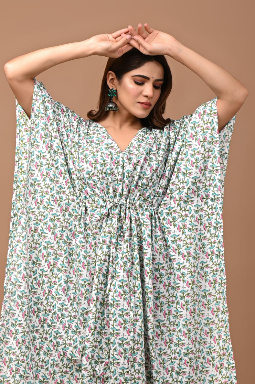Pure mul cotton Kaftan