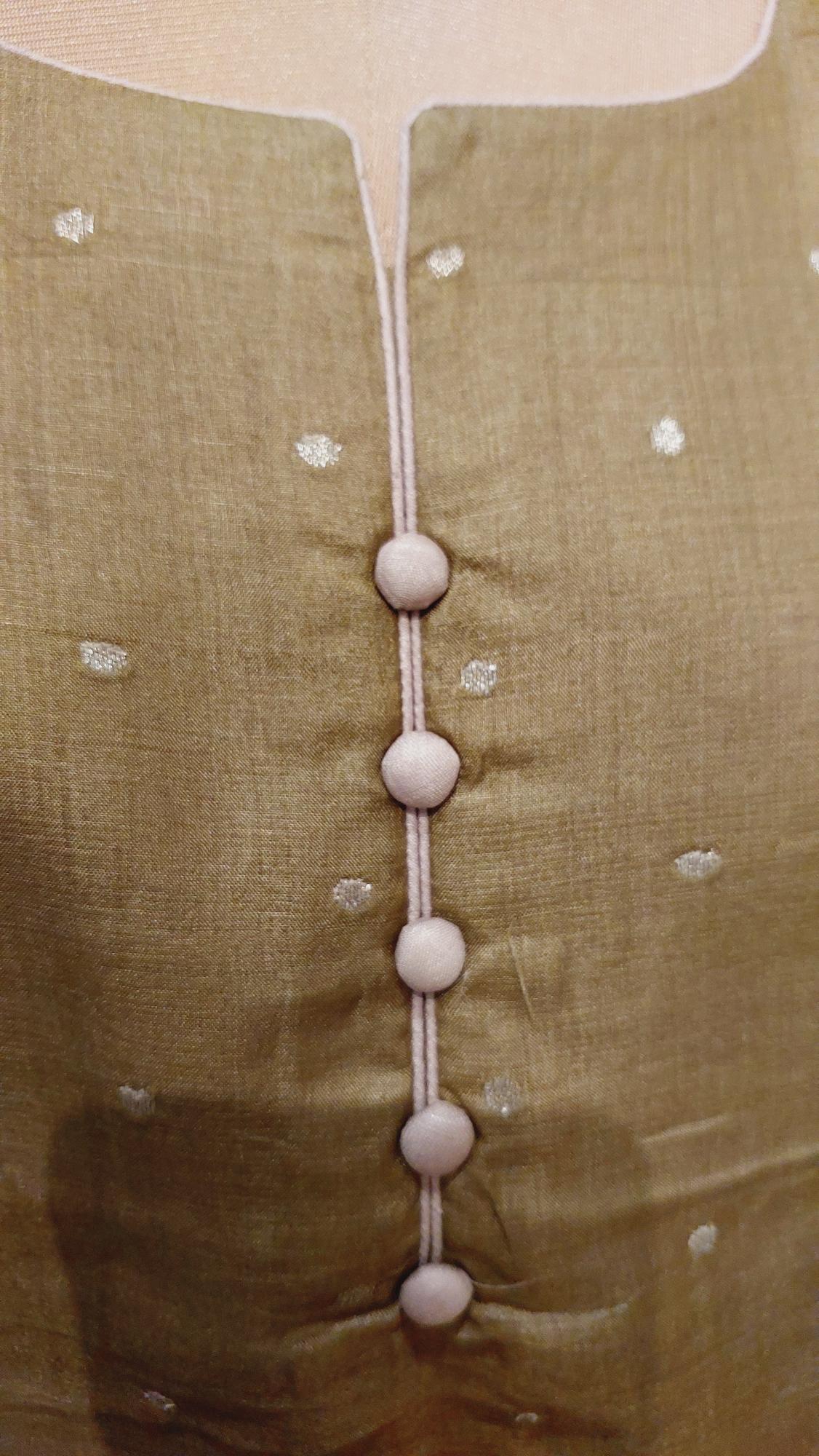 Ranga Chakra's Mocha Beige Tussar Silk Kurta