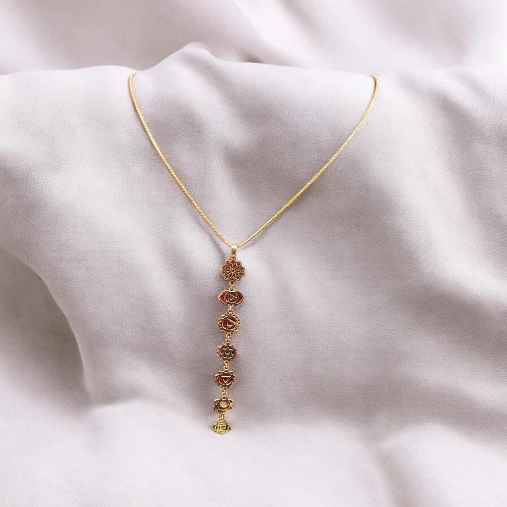 Seven Chakra Pendant Necklace