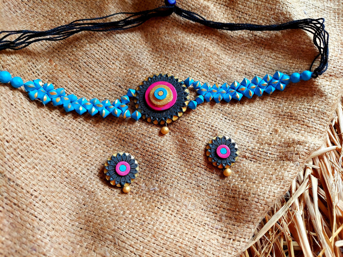 Terracotta choker Necklace