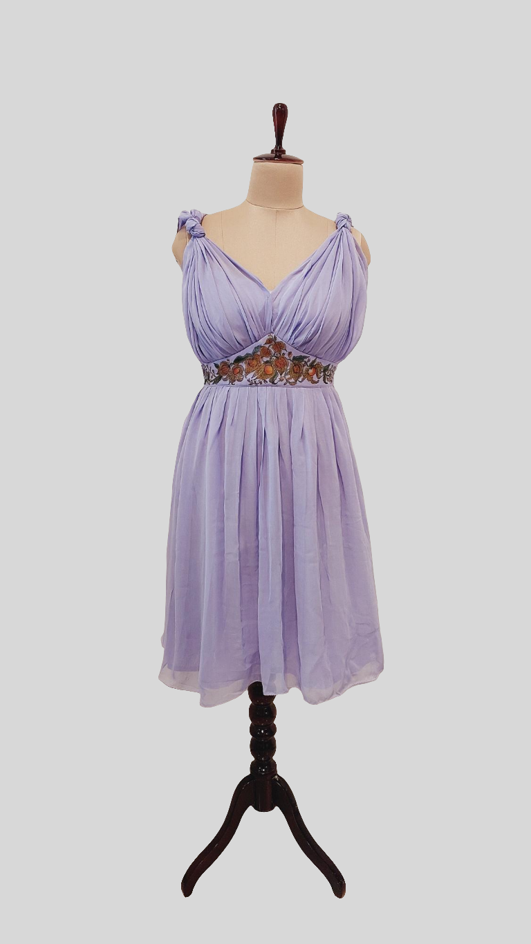 Cape Gooseberry Painted Knotted Greek Dress