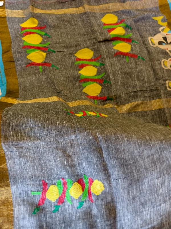 lemon chilli saree
