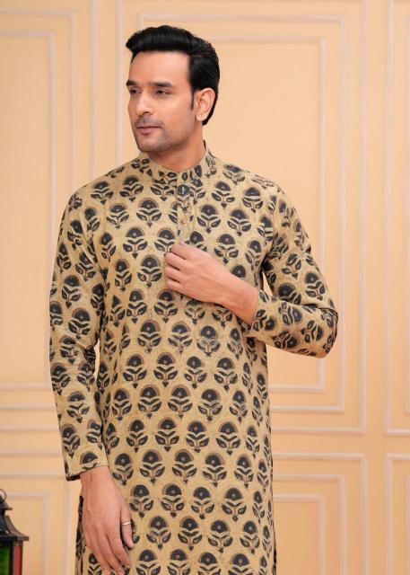 Pichwai Mens kurta, pichwai painting kurta for men, pichwai kurta for men