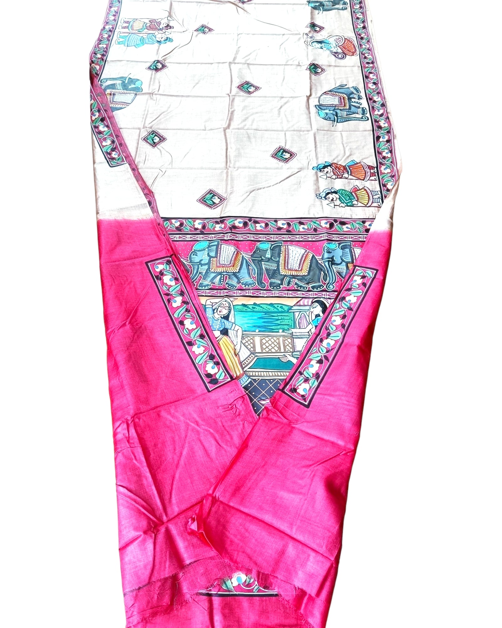 pattachitra saree, pattachitra painting sarees
