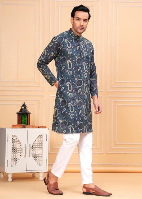 Pichwai Mens kurta, pichwai painting kurta for men, pichwai kurta for men