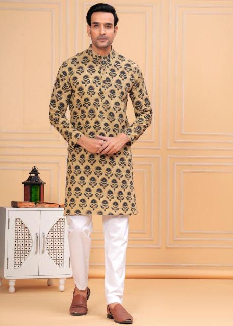 Pichwai Mens kurta, pichwai painting kurta for men, pichwai kurta for men