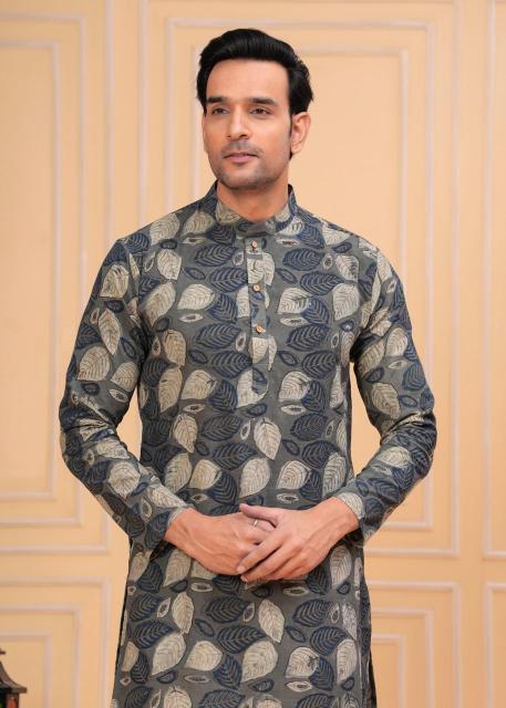 Pichwai Mens kurta, pichwai painting kurta for men, pichwai kurta for men