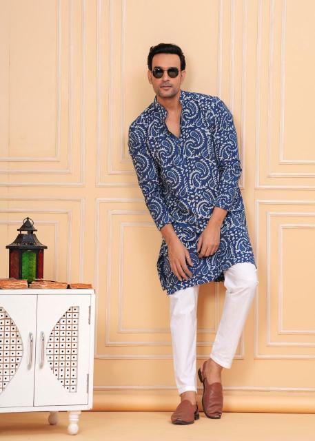 Pichwai Mens kurta, pichwai painting kurta for men, pichwai kurta for men