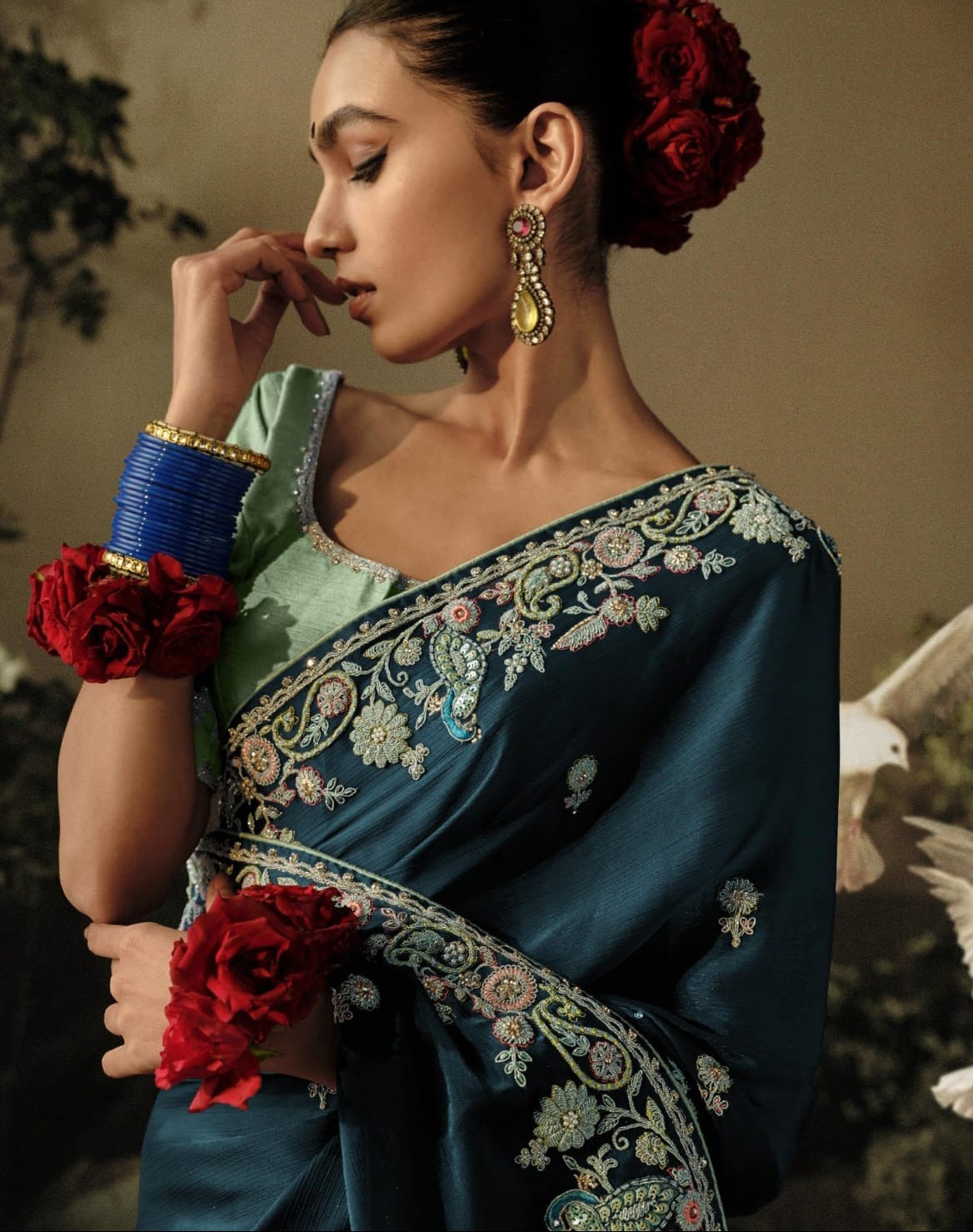 Designer silk sarees