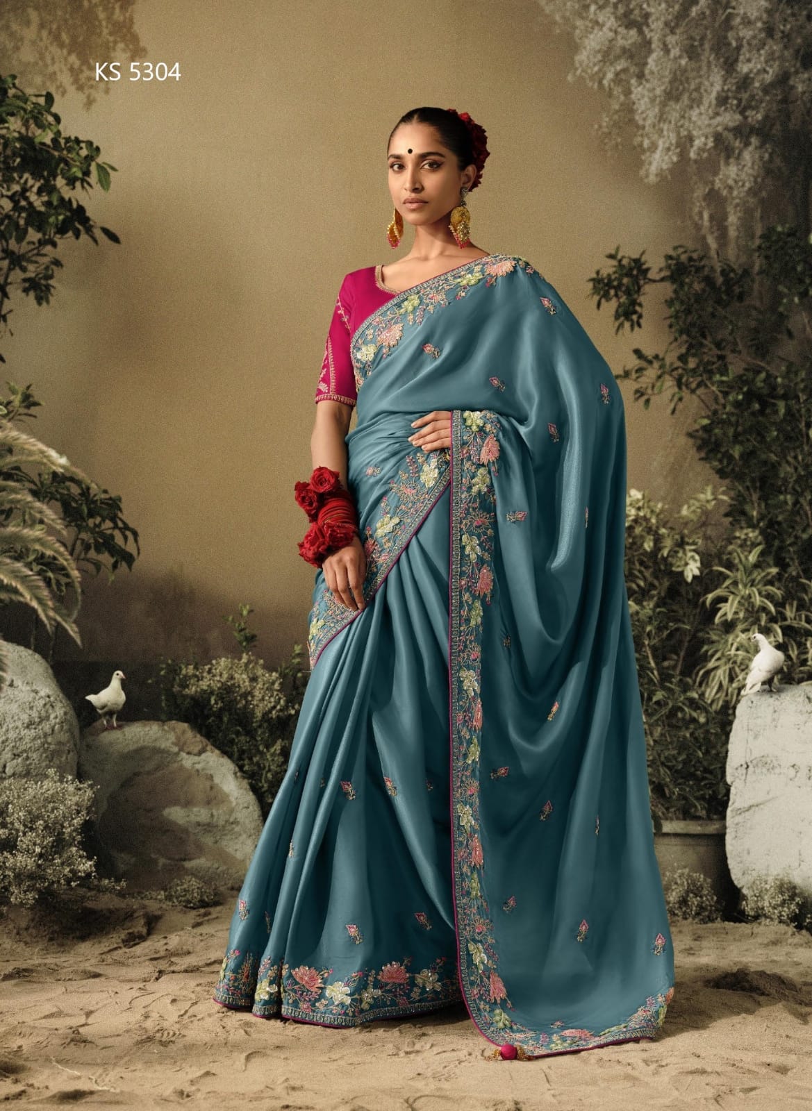 Designer silk sarees